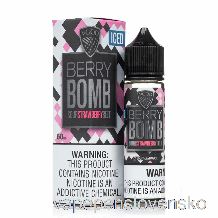 ľadová Berry Bomba - Vgod E-liquid - 60ml 0mg Vape Slovensko